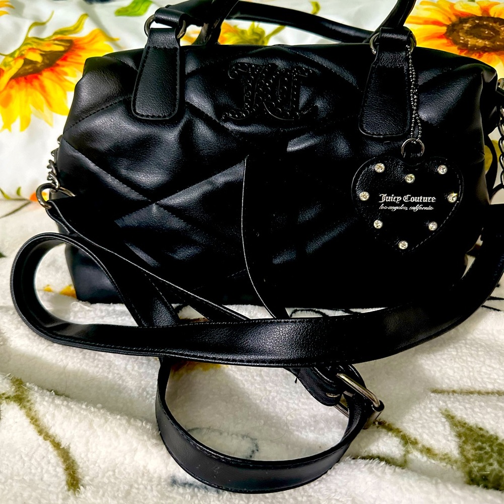 Juicy Couture shoulder bag with crossbody strap & wallet